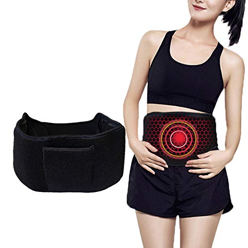 ZFF Soporte Lumbar Cinturón,Calefacción Cintura Cinturón Estómago Dolor Y Tensión...