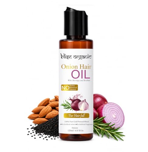 Image of Blise organic Onion hair Oil- Reduces Hair fall and Promotes Hair Growth
