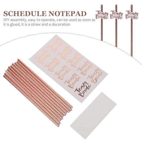 20 pitillos desechables de papel para fiesta miniatura 6