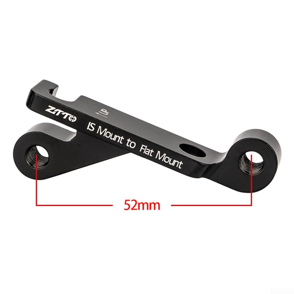 Bicycle Brake Caliper Mounting Adapter Bike Disc Brake Adapte IS to Flat Mount Converter CNC Aluminum Alloy Machined Lightweight 160mm Rea 180mm Front Disc with Installation Kit