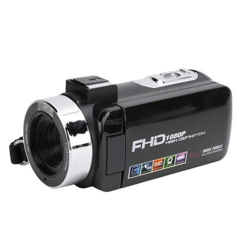 Caméscope avec télécommande écran IPS rotatif et fonction webcam PC - 5