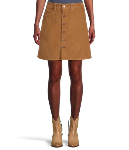 Levi's® Women's Retro Button Front Skirt, Sweet Honey