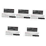 10 Piezas Pegatinas teclado Hamonica teclado melódica accesorios melódica Pegatinas teclas melodica Pegatinas musicales melodica teclado para niños instrumentos musicales etiquetas Abaodam