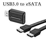 SIENOC USB 3.0 to eSATA External SATA 3Gbps Convertor Adapter for 2.5