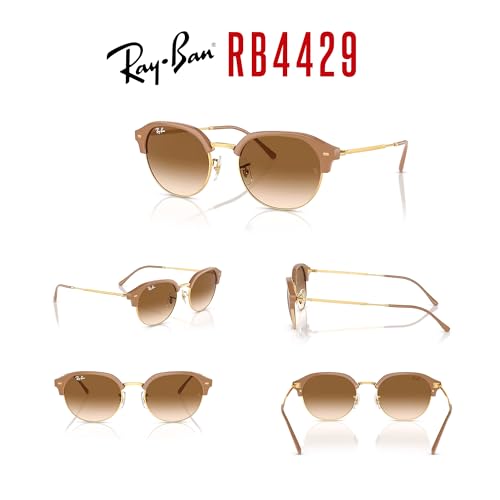 Ray-Ban RB4429 Rounded Sunglasses for Men for Women +BUNDLE with ACCESSORY EYEWEAR KIT 7