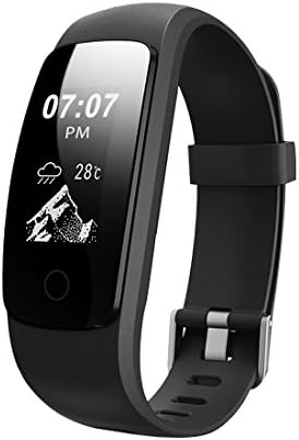 Helthyband Fitness Tracker, H107 Waterproof Activity Tracker Smart Watch Wristband with Heart Rate Monitor, Pedometer, Sleep Tracker, Calorie Counter, Multiple Sport Mode for Kids Men Women (Blue)