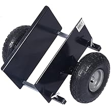 HomVent Heavy Duty Panel Dolly, Adjustable Panel Dolly, 600-Lb. Capacity Door Dollys with 10inch Pneumatic Wheels for Moving