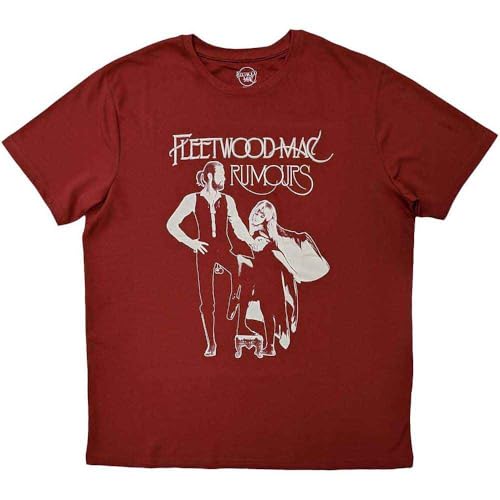 T-shirt Fleetwood Mac rouge pour look rock en festival