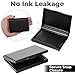 Black Ink Pad, 3.81 X 2.87inch Ink Pads Black Stamp Pad, All-Purpose Felt Pad for Office and Crafting, Ink Stamp Pad for Rubber and Clear Stamps
