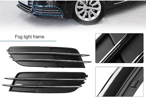 Calandre de phare antibrouillard pour Audi A6 C7 2012-2014, paire de grilles de pare-chocs avant