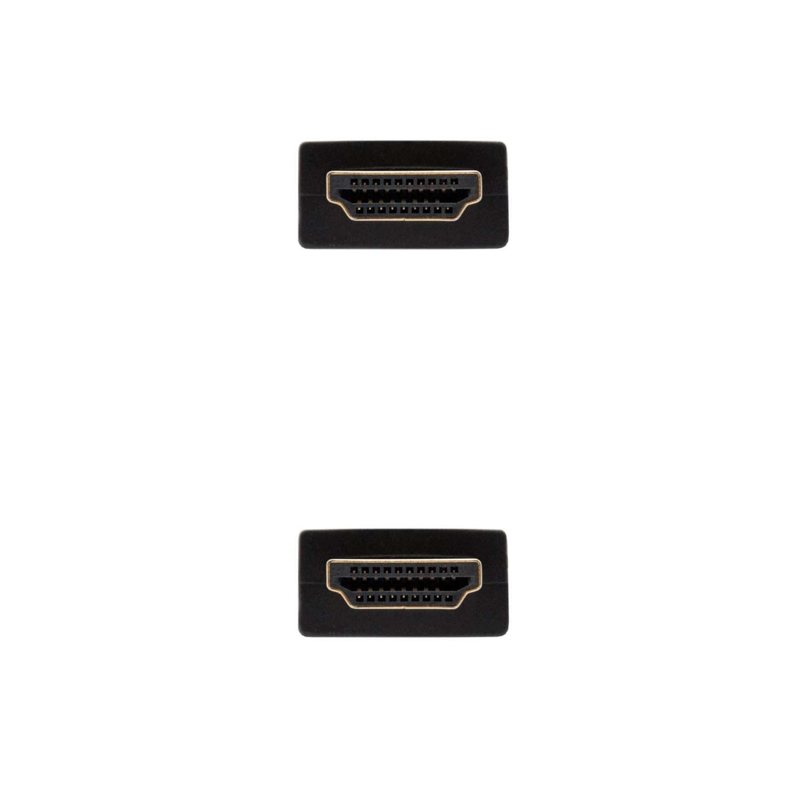 Blendend HDMI v2.0 cable supports 4K@60Hz, offers up to 18Gbps transfer.Black color, length of 1m, ideal for connecting HD devices.