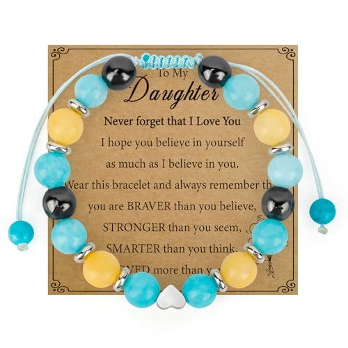 Image of Valentines Day Gifts For Kids Back To School Gifts For Daughter Granddaughter Bracelet For Daughter Granddaughter Birthday Graduation Christmas Gifts Gifts For Teen Gifts Daughter Gifts Gifts From Dad Mom