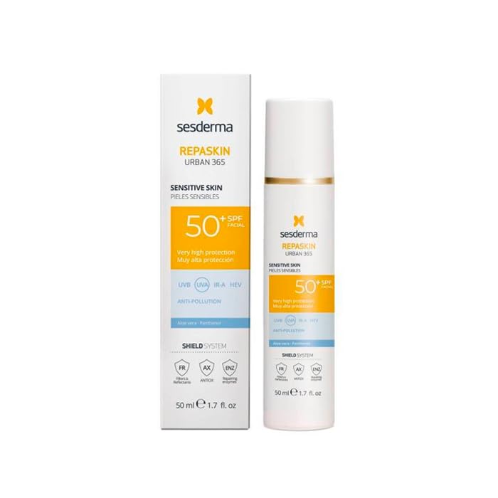 Protector Solar Facial Sesderma Repaskin Urban 365 SPF 50+ 50 ml Piel Sensible