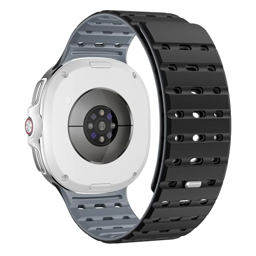AISPORTS Samsung Galaxy Watch 8/8 �N���V�b�N�o���h �V���R�� �\�t�g �_�� �ʋC�� �V���R���u���X���b�g �X�|�[�c���X�g�o���h �����p�o���h Galaxy Watch 8 (40mm/44mm)/8 Classic 46m