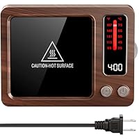 36W Gaiatop Coffee Mug Warmer w/ 5 Temp Settings & 0.5-9H Timer (Wood) only .99: eDeal Info