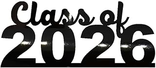 Die Cut Shape - CLASS OF 2026 in 2.5" or 5" size - 24 Colors JBSB047