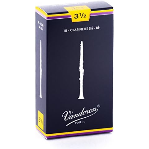 Vandoren CR1035 Reeds Clarinet Bb 3.5 Traditional (10 BOX) Cover