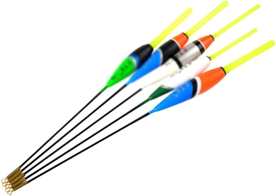 Fishing Floats 5pcs Mix Size Fir Fishing Bobbers Floats Vertical Buoy Floating Fishing Tackle Carp Fishing (Color : Style-4) (Style 1)