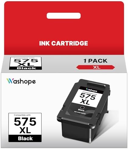 PG-575XL Schwarz Druckerpatronen Kompatibel für Canon PG 575 575XL Schwarz | für Canon Pixma TR4755i TS3750i TS3550i TS3551i TR4750i TR4751i TS3751i TS3752i Drucker (1er-Pack)