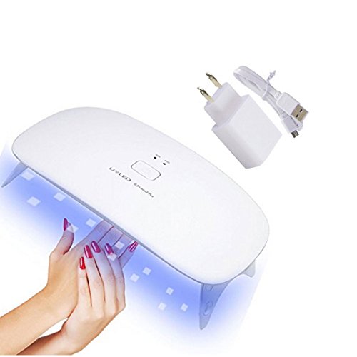 24W UV LED Nail Dryer Curing Lamp Portable Light for Gel Nail Polish Manicure/Pedicure with 2 Times 30s/60s