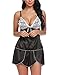 Avidlove Women Sleepwear Satin Pajama Cami Set Lace Lingerie Sexy Nightwear