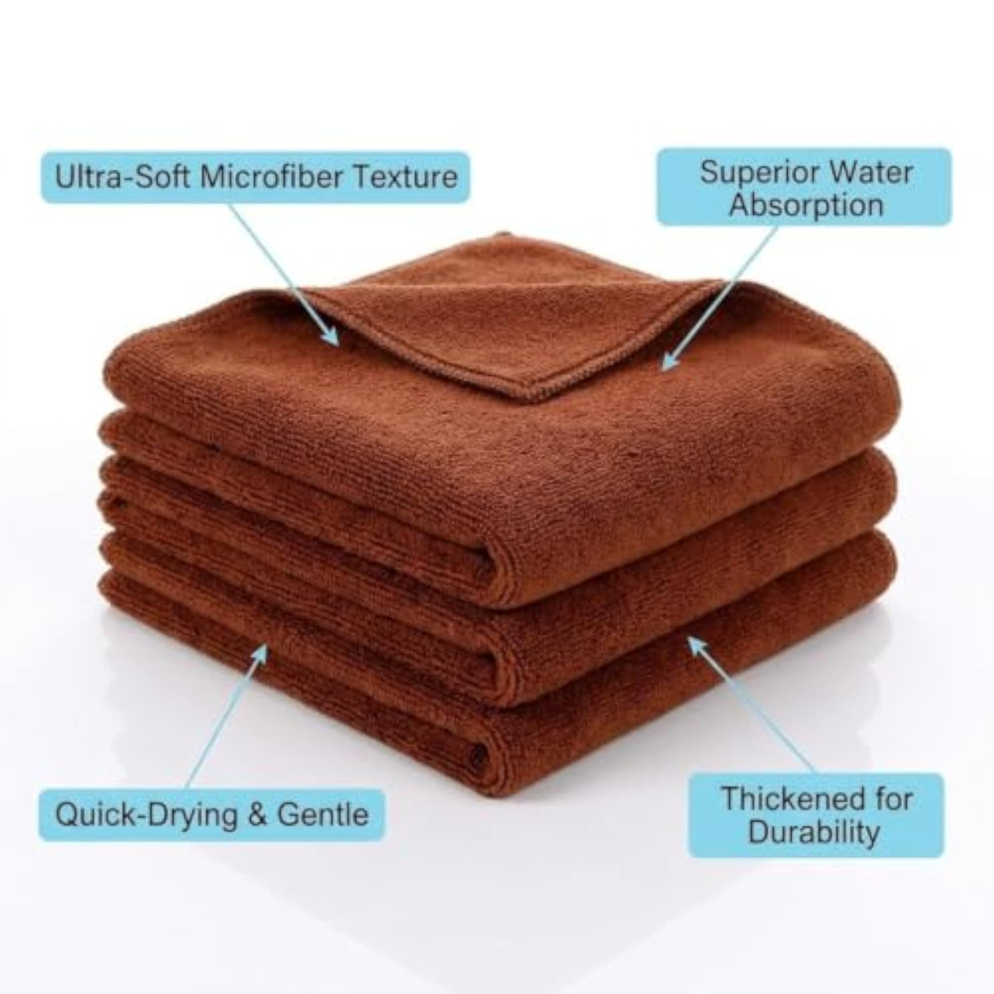Microfiber Hair Drying Wrap for Curls, Quick-Dry Towel