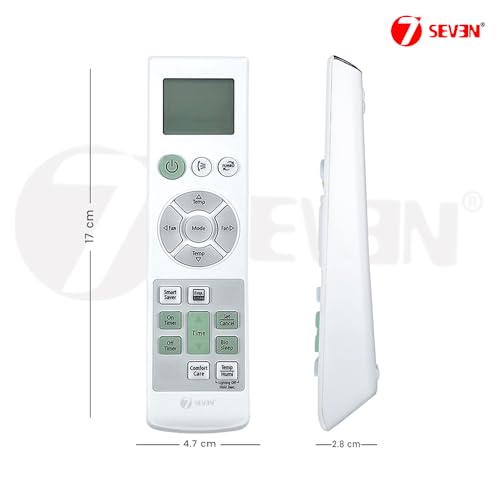 Image of 7SEVEN Compatible KT3X008 Samsung Ac Remote Original ARH-2215 Model 67 of Split and Window Air Conditioner Suitable for 1 1.5 2 Ton Samsung ac - Match Exactly with Existing Model Remote Control