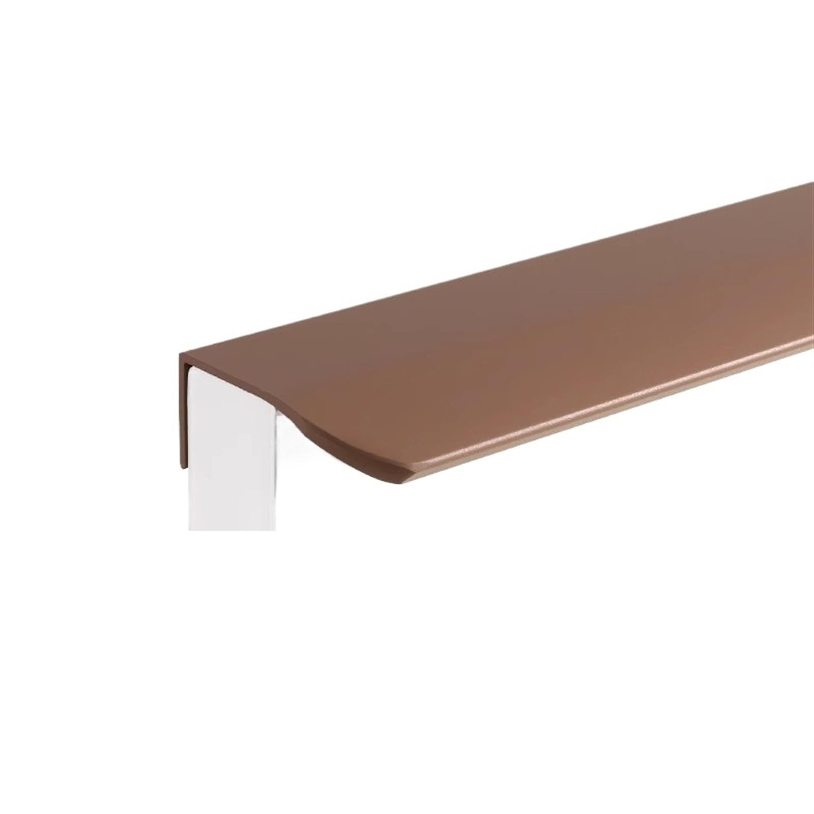 Evwgnpqrv Coffee Arc Concealed Drawer Handles, Concealed Kitchen Cupboard Handles Aluminum Alloy Arc Multicolor 64-1200Mm(,600Mm)