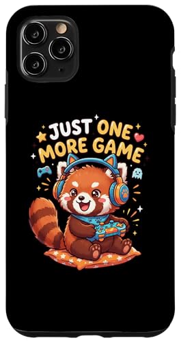 Video Gaming Just one more Game Gaming Red Panda �X�}�z�P�[�X iPhone 11 Pro Max �p