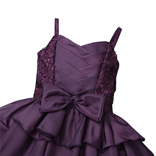 Image of Baby Girls Stylish Princess Dresses Satin Pretty Knee Length Pink Birthday Kids A-Line Frock /Dress Years