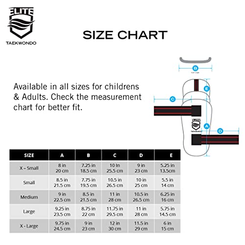 ELITE – Taekwondo Forearm & Elbow guard for kids & adults (TKD protector) (Large)