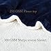 LBRO2M Sherpa Fleece Bed Blanket Twin Size Super Soft Fuzzy Plush Warm Cozy Fluffy Microfiber Couch Throw Velvet Double Reversible Luxurious Blankets,Navy Blue