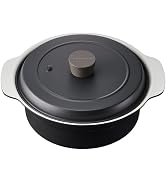 レコルト 卓上IHクッキンググリドル RIH-1 別売り IH対応鍋 直火 ガス火対応 丸型 ふた付 セラミックコーティング 21cm 約2.0L recolte IH Heater Cooki...