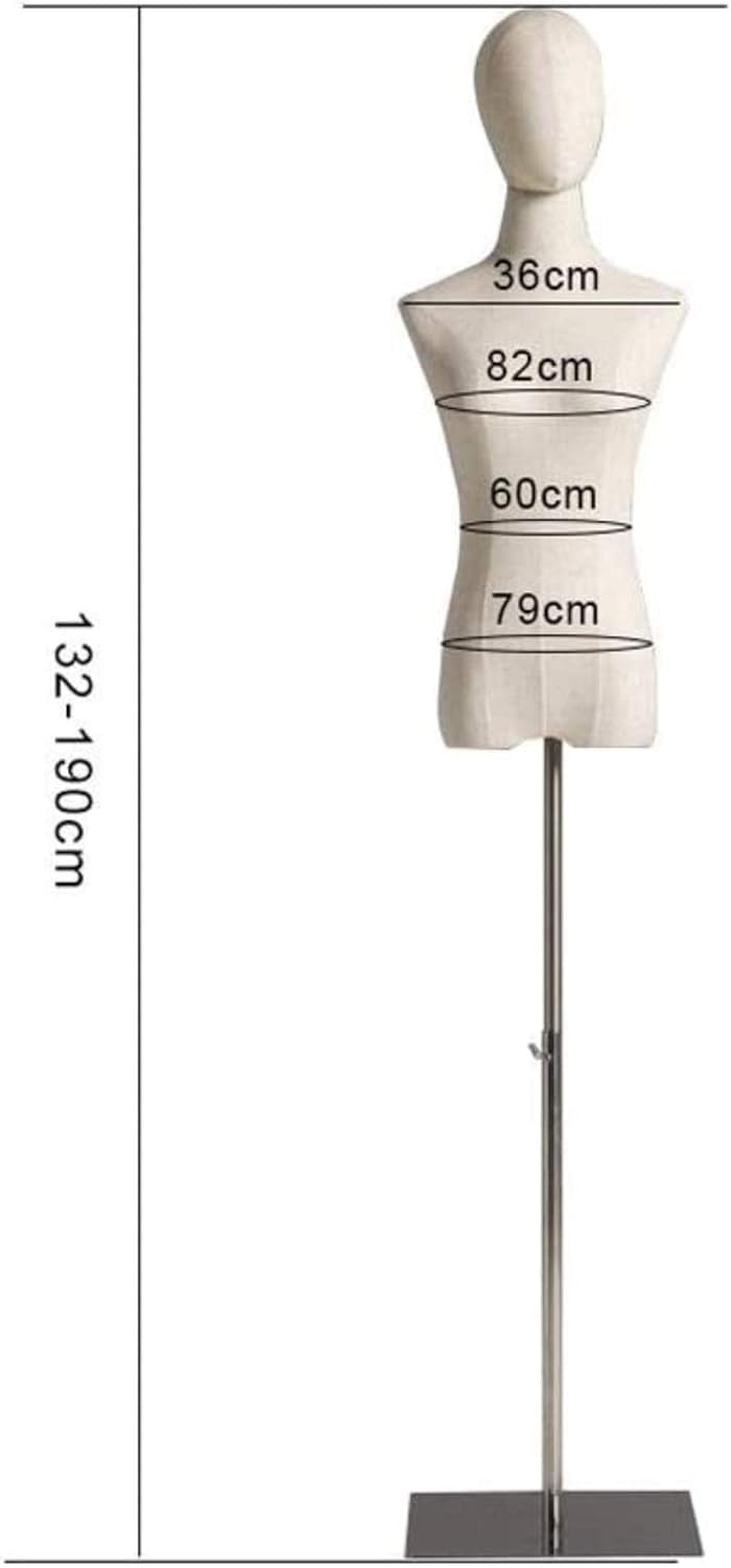 Professionelle weibliche Schaufensterpuppe, Schneiderpuppe, Torso, Körperkleid, Form, Büste, verstellbar