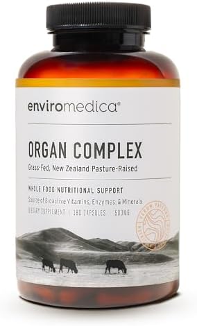 Enviromedica Grass-Fed Organ Complex: Freeze-Dried Beef Liver, Ki...