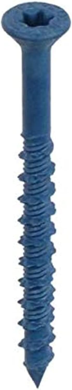 28560 3/16x2-1/4 Blue Star Drive Bugle Head Concrete Anchors 225/Box