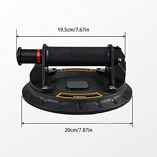 Levantador de ventosa a vácuo de vidro, ventosas para serviço pesado, levantador de painel portátil,