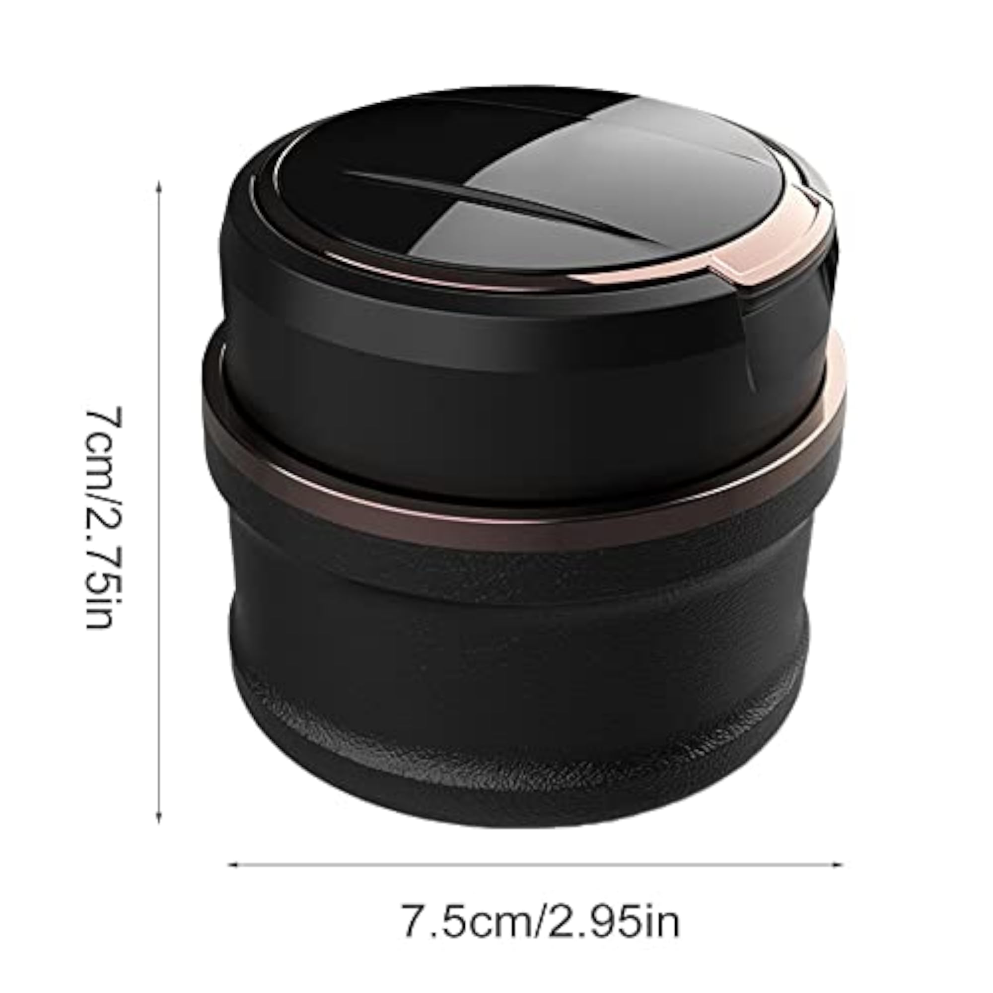 Portable Auto Car Ashtray with LED Light