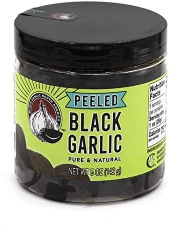 Peeled Black Garlic (5 oz.)- Kosher Certifed
