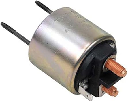 12V Solenoid for Renault for Fuego 1982-1985 for R18i 1984-1986 Stud-Mount Type D9E93-Paris Rhone M8 X 1.25 Post-Terminal Motor Left 12-Volts 3-Terminals