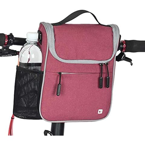 CamGo Waterproof Handlebar Bag with Rain Cover Cover