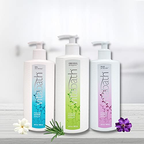 Vitabath Plus For Dry Skin Moisturizing Body Lotion Replenishing Botanicals, Aloe, Shea Butter & Hazel Seed Oil Nourishing Deeply Quench Dehydrated Skin Women & Men - Cruelty-Free - 20 Oz #TOP2