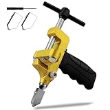 Tagliapiastrelle Manuale in Vetro Tile Glass Cutting Tool 2 in 1 con 2 Lame in Acciaio al Tungsten, Vetro, Specchi, Piastrelle, Piastrelle Smaltite per il Taglio del Vetro