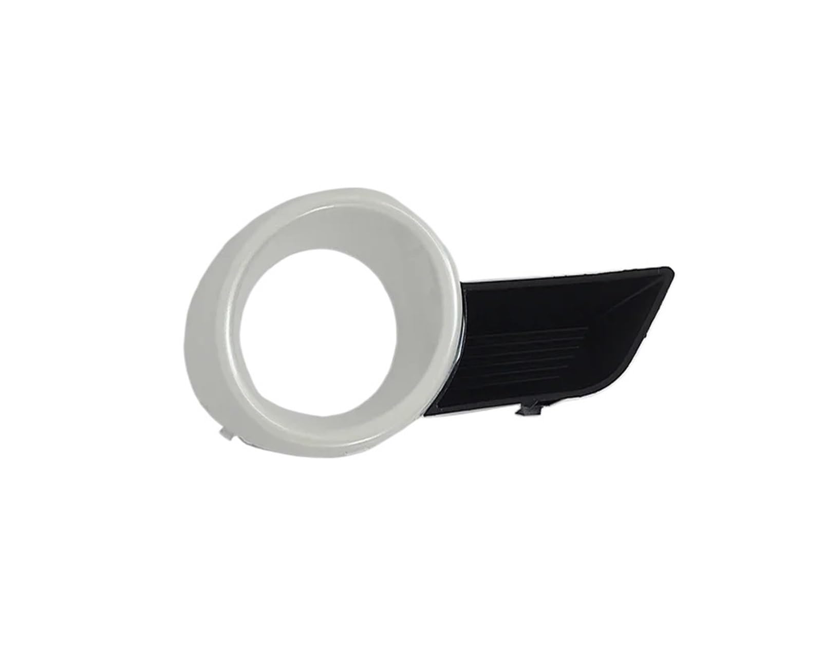 Car Accessories Front Bumper Grille Driving Lamp Shell Fog Light Cover ，Compatible for Toyota Highlander 2008 2009 2010 2011 Silver White(1pcs White Right)