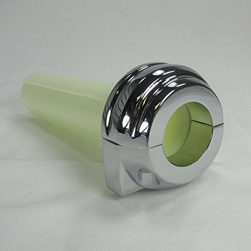 Harley Dual Cable CHROME Grooved Throttle Control KITS for 1