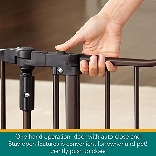 North States MyPet 72" ExtraWide Windsor Arch Gate Provides safety in