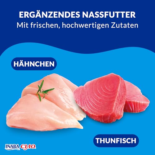 INABA Ciao Broth, Nassfutter für Katzen mit Huhn und Thunfisch, 40g – Ansicht 3