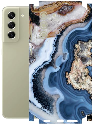 Image of AtOdds - Full Body Back Screen Guard Protector Film - Lamination Wrap Skin Sticker Compatible with Samsung Galaxy S21 FE (5G) | Scratchproof Matte Finish (Floor Marble)