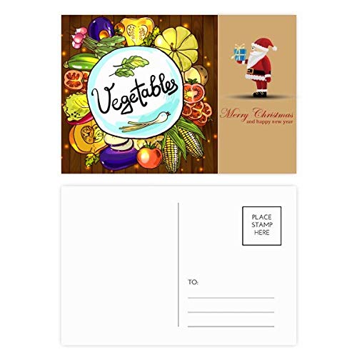 Cartes postales légumes chinois et maïs chou cadeau pour passionnés de jardin