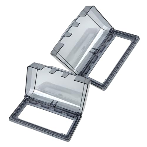 Cabilock 2 Piezas Caja De Enchufe Tapa Para Tomacorriente Protector Para Enchufe De Pared Tapa Eléctrico Para Baño y Cocina